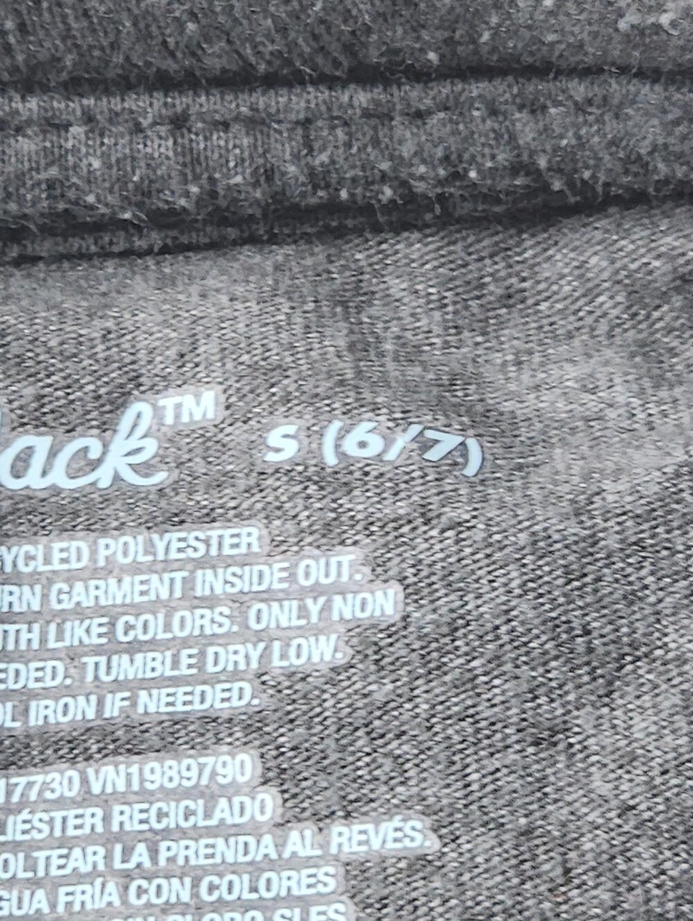 Boy's Grey Long Sleeve "Shark Bait" Tee - Cat & Jack - S (6/7) - Picture 6 of 11